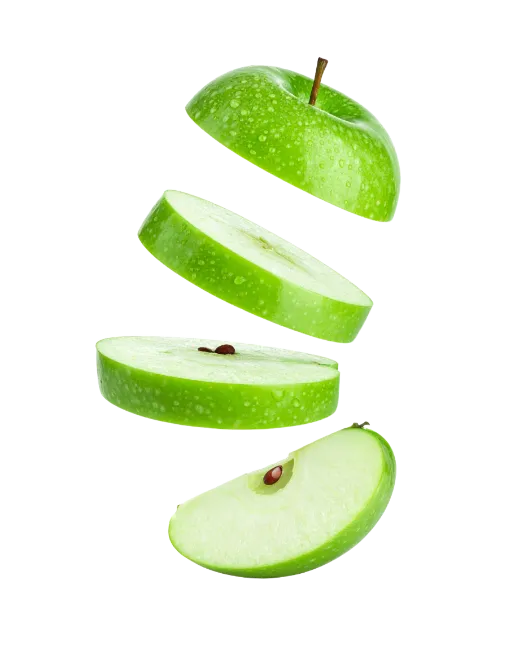 Sliced Green Apple