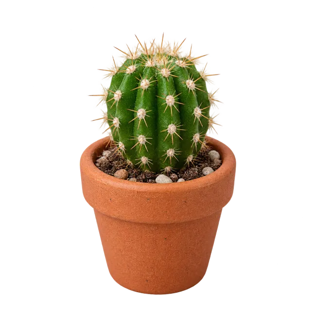 Small Potted Cactus Plant
