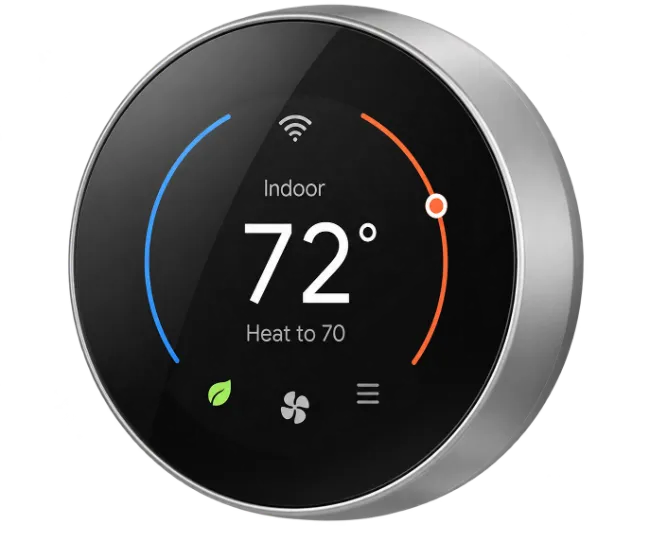 Smart Digital Thermostat Display with Temperature Control