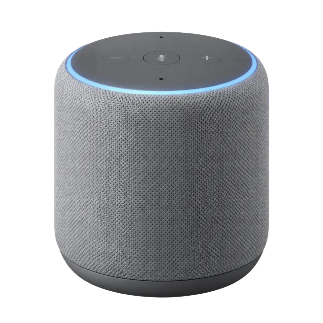 Smart Speaker with Fabric Mesh Cover