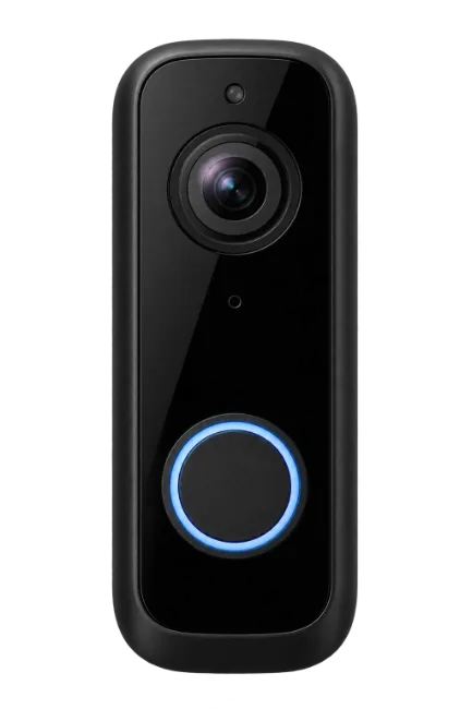Smart Video Doorbell with Camera and LED Ring
