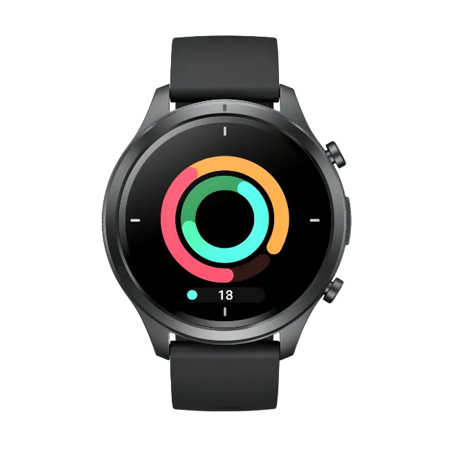 Smartwatch with Activity Rings Display