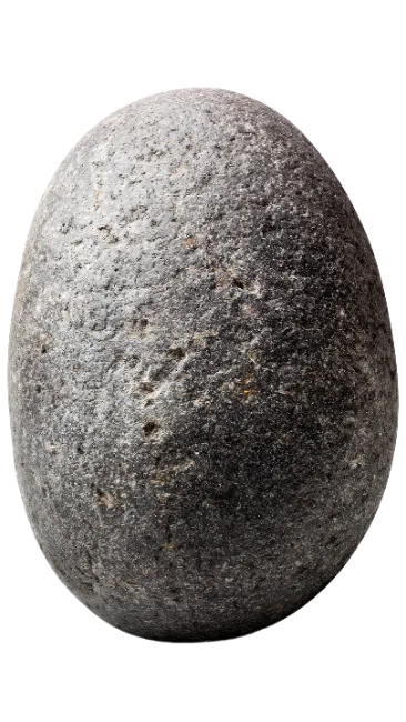 Smooth Dark Grey River Stone