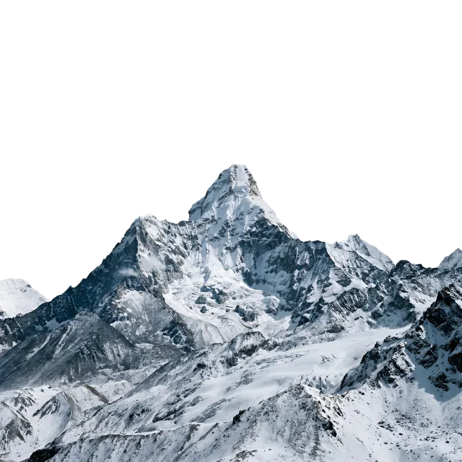 Snowy Mountain Peak Peak Range