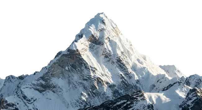 Snowy Mountain Peak Peak Range