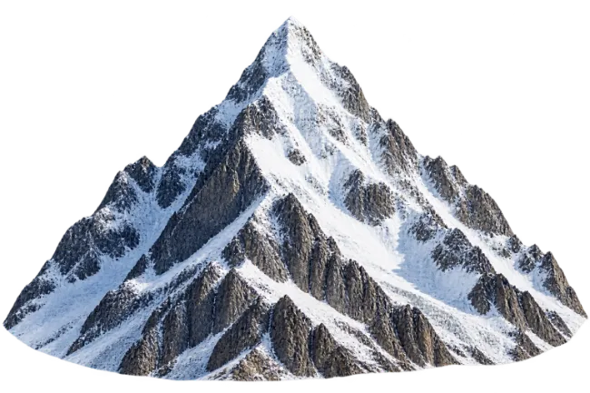 Snowy Mountain Peak Peak Rock Landscape