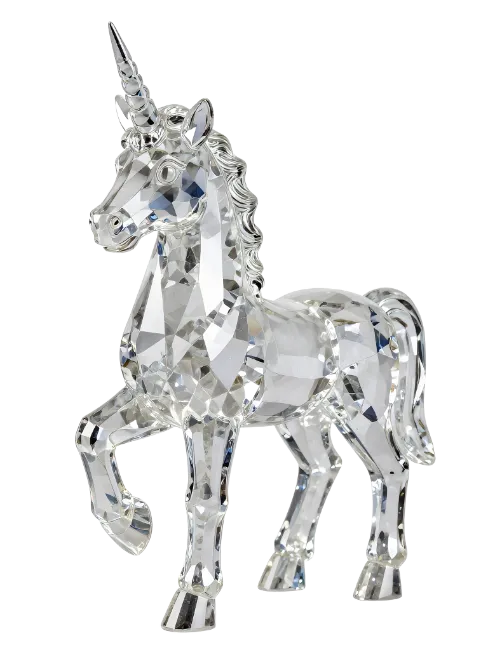 Sparkling Crystal Unicorn Figurine