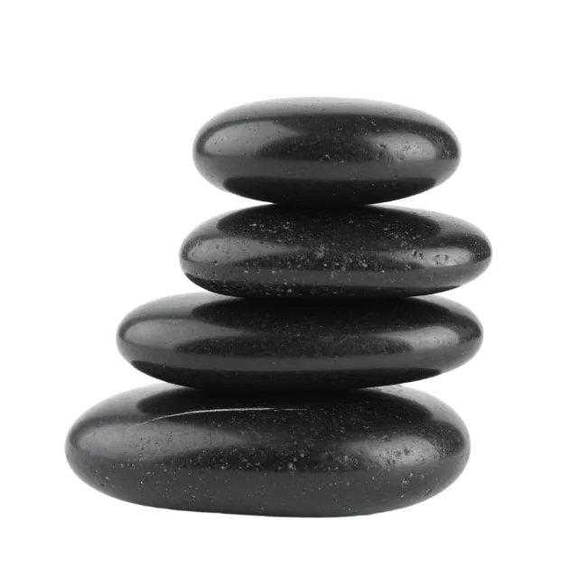 Stack of Black Stones