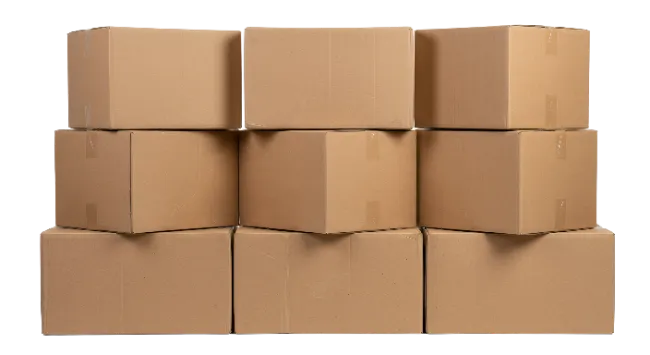 Stack of Cardboard Shipping Boxes