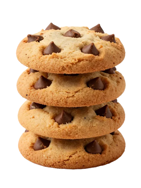 Stack of Chocolate Chip Cookies