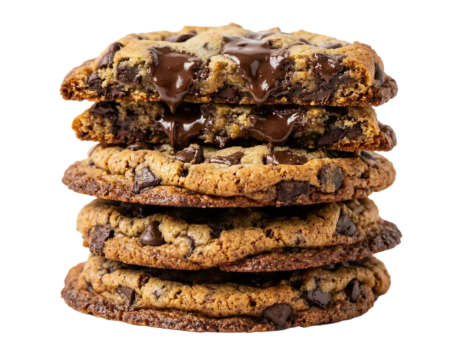 Stack of Chocolate Chip Cookies