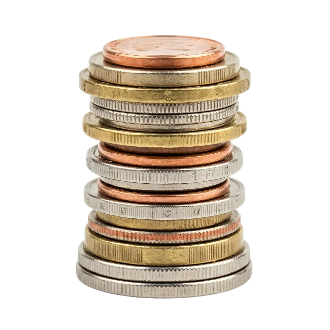 Stack of coins