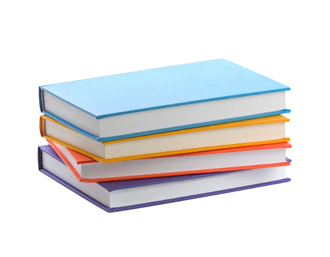 Stack of Colorful Books