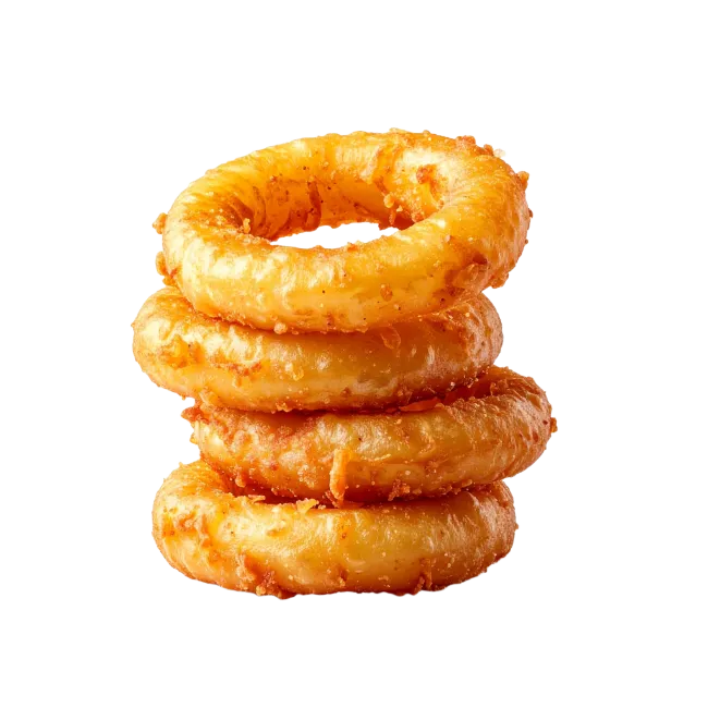 Stack of Crispy Onion Rings