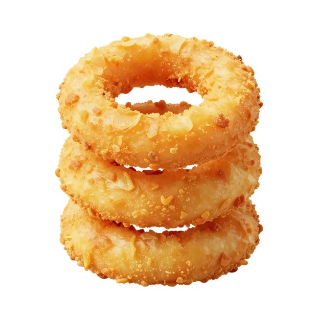 Stack of Crispy Onion Rings