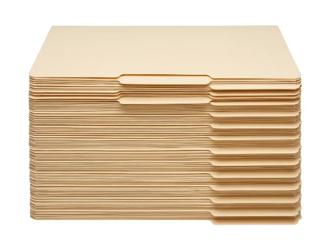 Stack of Manila File Folders