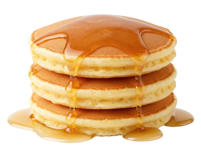 Stack of Pancakes with Syrup
