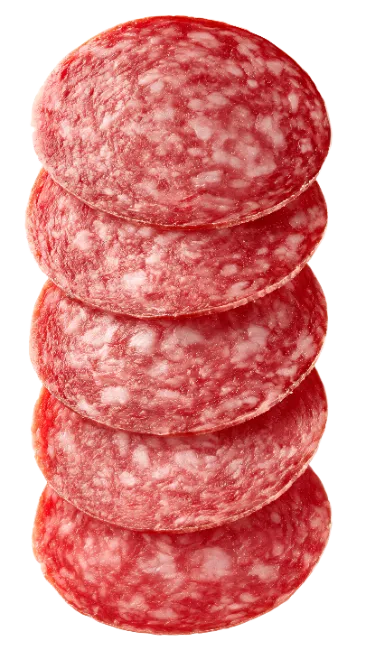 Stack of Salami Slices