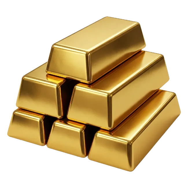 Stack of Shiny Gold Bars
