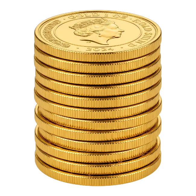 Stack of Shiny Gold Coins