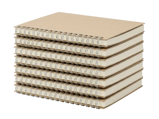 Stack of Spiral Notebooks