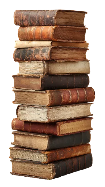 Stack of Vintage Books