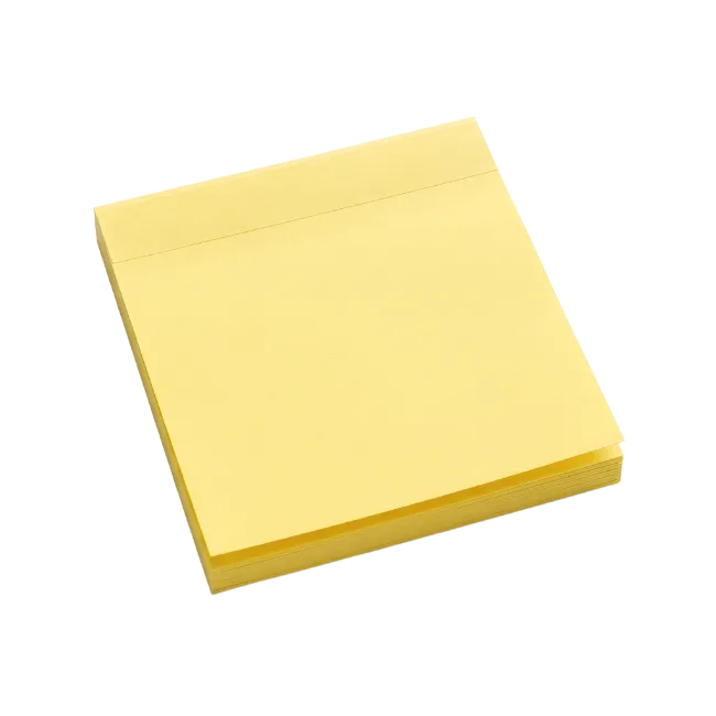 Stack of Yellow Sticky Notes