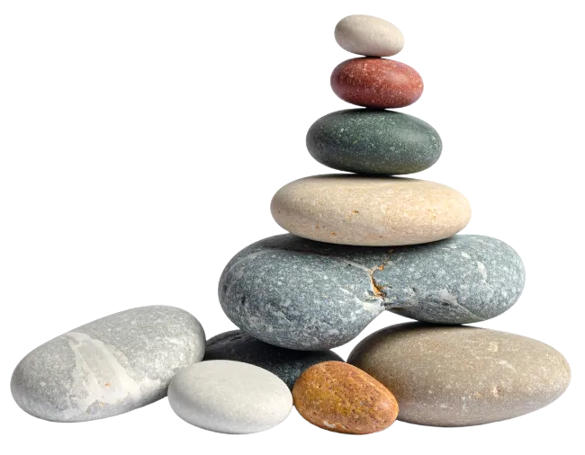 Stacked Balance Pebbles