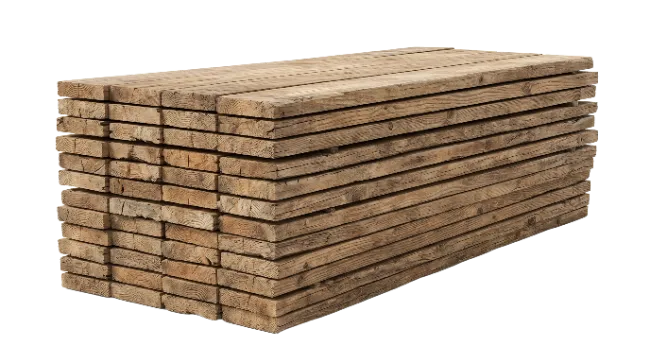 Stacked Wooden Planks