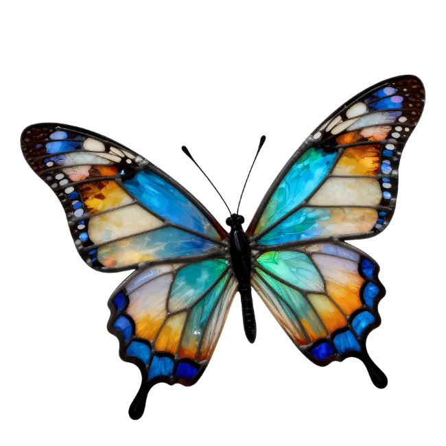 Stained Glass Butterfly