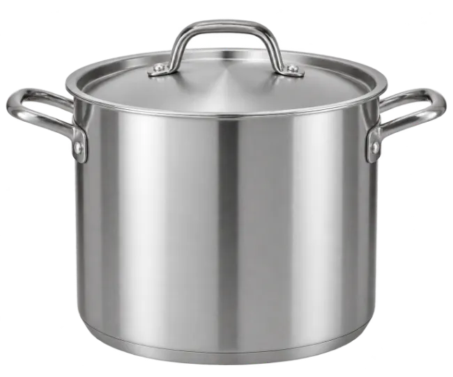 Stainless Steel Cooking Pot with Lid