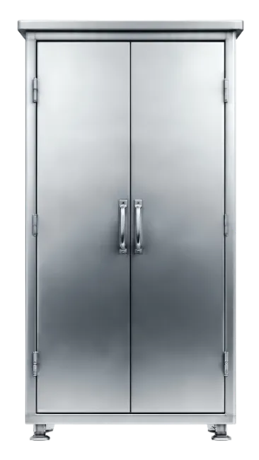 Stainless Steel Double Door Storage Cabinet