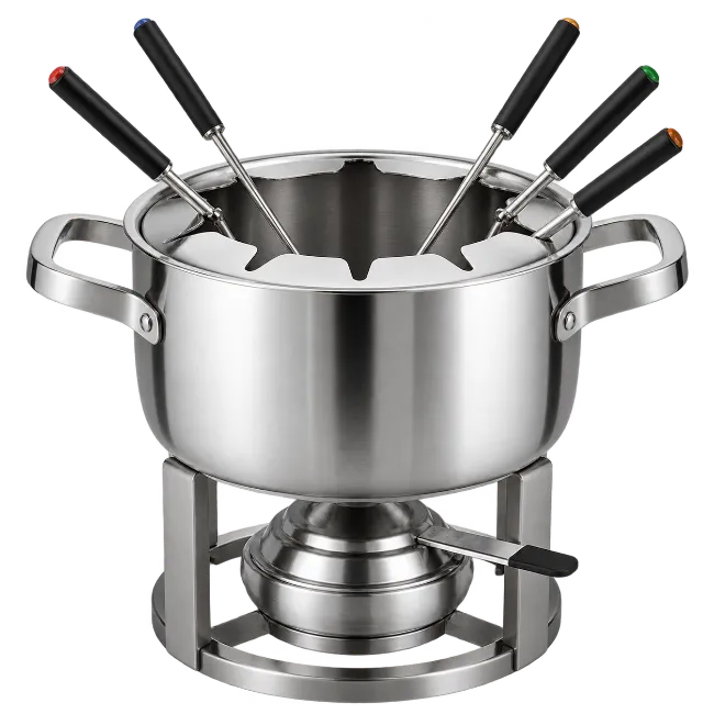 Stainless Steel Fondue Pot Set
