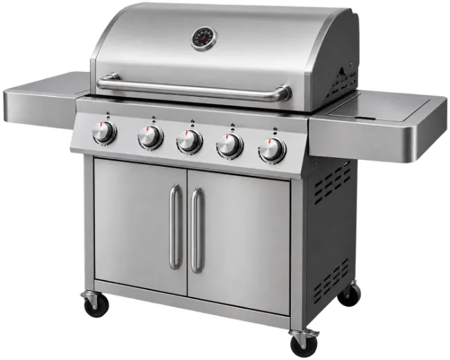 Stainless Steel Gas Grill with Burners