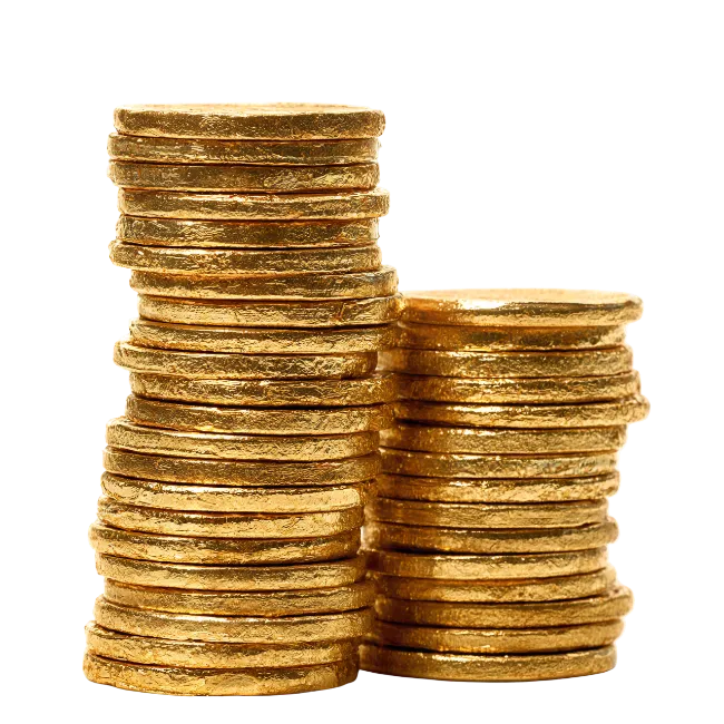 Staples of Gold Chocolate Coins