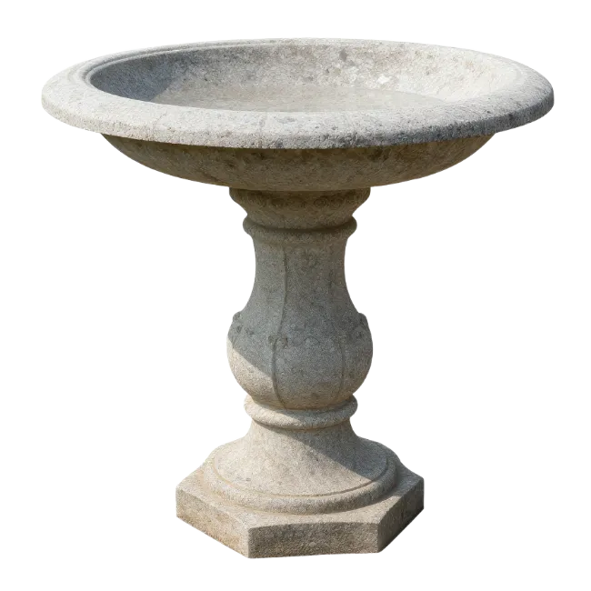 Stone Bird Bath Basin