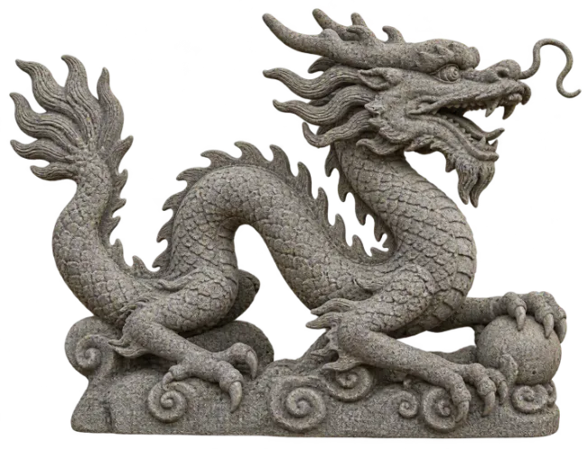 Stone Dragon Statue