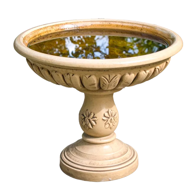 Stone Garden Birdbath Bowl