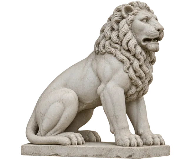 Stone Lion Statue