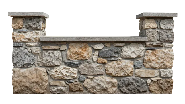 Stone Wall Section