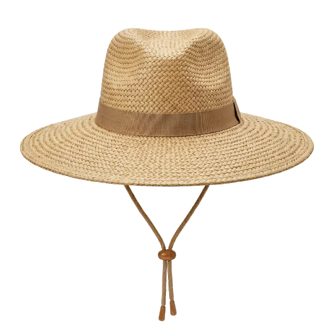 Straw Sun Hat with Chin Cord