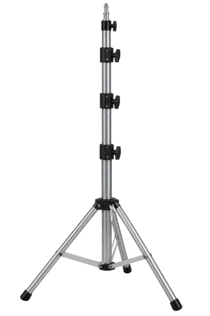 Studio lighting stand with adjustable height