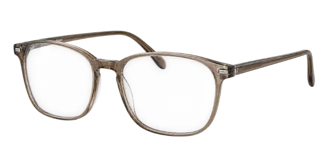 Stylish Eyeglasses with Transparent Frames