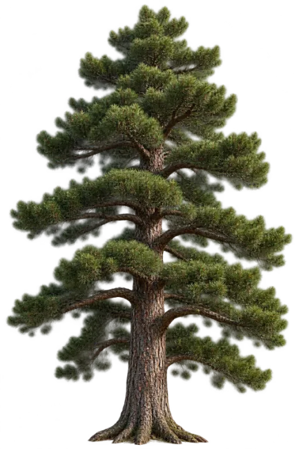 Tall Evergreen Pine Tree with Dense Foliage