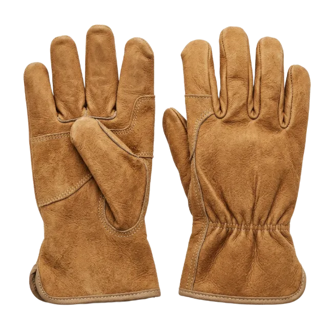 Tan Leather Work Gloves