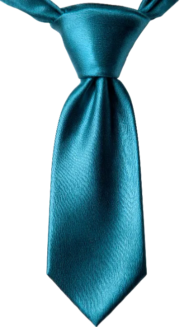 Teal Necktie Isolated