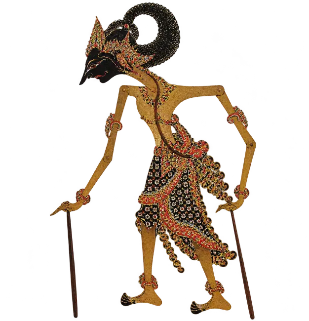 Traditional Indonesian Wayang Kulit Puppet