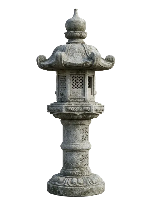 Traditional Japanese Stone Lantern
