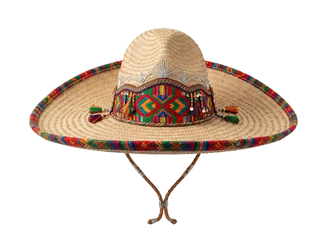 Traditional Mexican Sombrero Hat