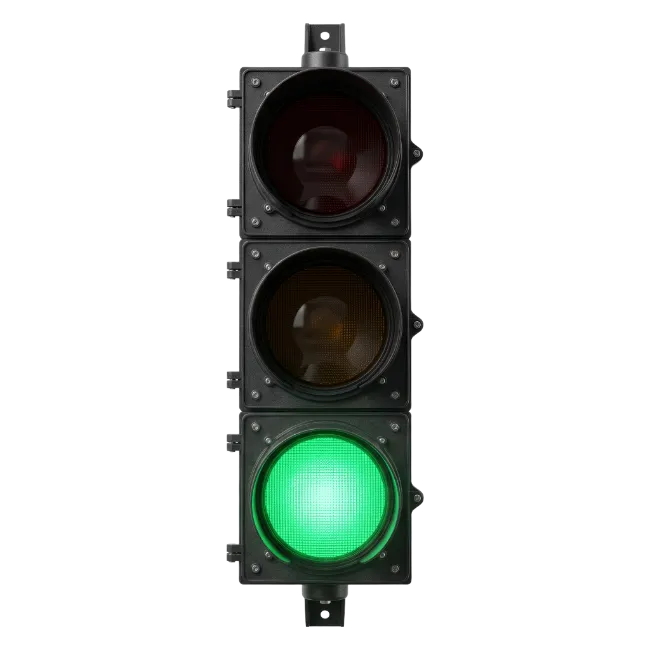 Traffic Light with Green Light On
